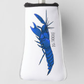 Blauwe cartoon golfheadcover (Draai 90)