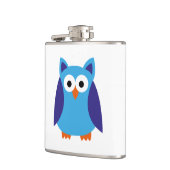 Blauwe cartoon heupfles (Links)