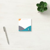 Blauwe Cartoon Hond Tekening Post-It Notities Post-it® Notes (Kantoor)