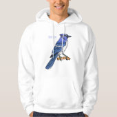 Blauwe cartoon hoodie (Voorkant)