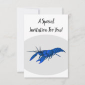 Blauwe cartoon kaart (Achterkant)