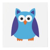 Blauwe cartoon kubus (Voorkant)