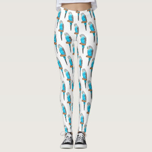 Blauwe cartoon leggings