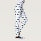 Blauwe cartoon leggings (Rechts)
