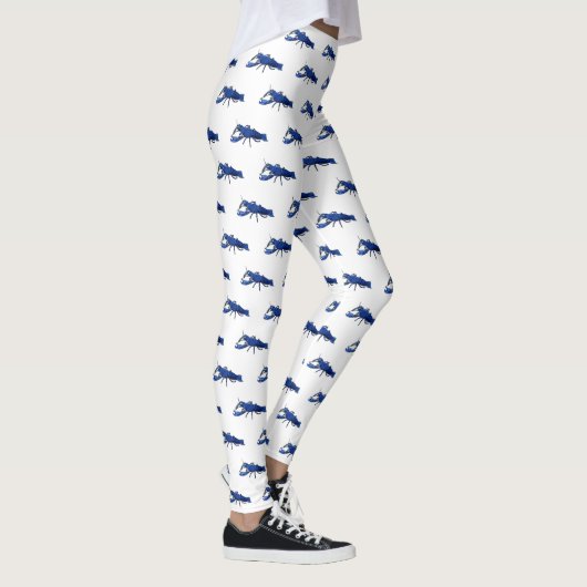 Blauwe cartoon leggings (Rechts)