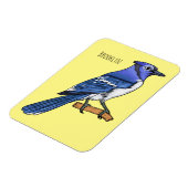 Blauwe cartoon magneet (Linkerzijde)