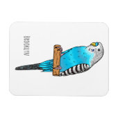 Blauwe cartoon magneet (Horizontaal)