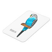 Blauwe cartoon magneet (Linkerzijde)