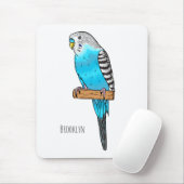 Blauwe cartoon muismat (Met muis)