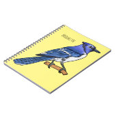 Blauwe cartoon notitieboek (Linkerzijde)