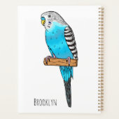 Blauwe cartoon planner (Achterkant)