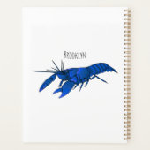 Blauwe cartoon planner (Achterkant)