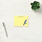 Blauwe cartoon post-it® notes (Kantoor)