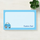 Blauwe Cartoon Post-it® Notes (Kantoor)