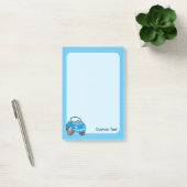 Blauwe Cartoon Post-it® Notes (Kantoor)