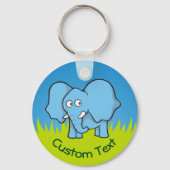 Blauwe Cartoon Sleutelhanger (Voorkant)
