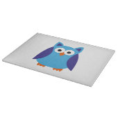 Blauwe cartoon snijplank (Hoek)