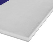 Blauwe cartoon snijplank (Hoek)