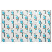 Blauwe cartoon stof (Fat Quarter)