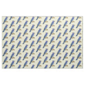 Blauwe cartoon stof (Fat Quarter)