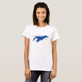 Blauwe cartoon t-shirt (Voorkant volledig)