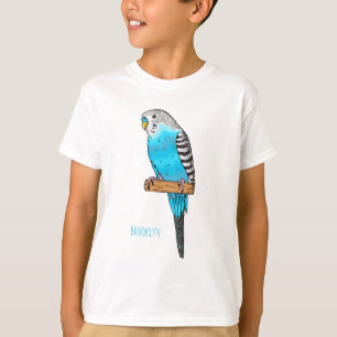 Blauwe cartoon t-shirt