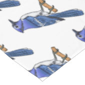 Blauwe cartoon tafelkleed (Gekanteld)