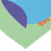 Blauwe cartoon tafelkleed (Gekanteld)