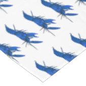 Blauwe cartoon tafelkleed (Gekanteld)