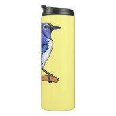 Blauwe cartoon thermosbeker (Geroteerd rechts)