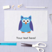 Blauwe cartoon tissuepapier (Craft)