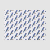 Blauwe cartoon tissuepapier (Voorkant)