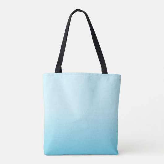Blauwe Cartoon walvishaai op maat Tote Bag (Achterkant)