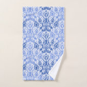 Blauwe Casbah Marokkaanse Damask Bad Handdoek (Handdoek)