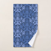 Blauwe Casbah Marokkaanse Damask Bad Handdoek (Handdoek)