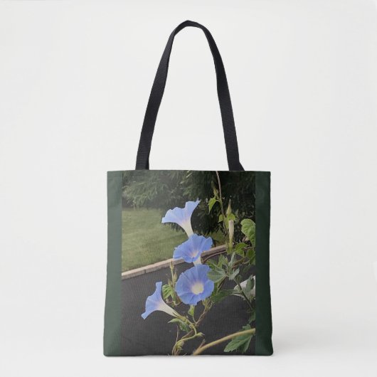 Blauwe Cascade van Morgen Glories Tote Bag (Voorkant)