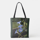 Blauwe Cascade van Morgen Glories Tote Bag (Achterkant)