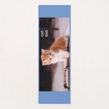 Blauwe "Cat Dad" Oranje kitten