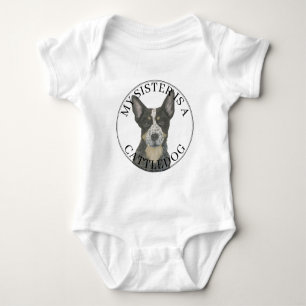 Blauwe Cattledog Heeler Grote Zus Romper