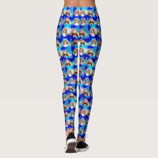 Blauwe Cavalier Spaniel, Damesleggings Leggings (Achterkant)