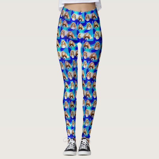 Blauwe Cavalier Spaniel, Damesleggings Leggings (Voorkant)