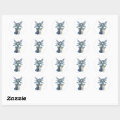Blauwe Celeste Fee Stickers door Molly Harrison (Vel)