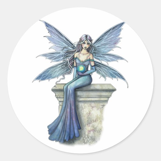 Blauwe Celeste Fee Stickers door Molly Harrison (Voorkant)