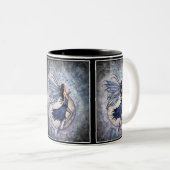 Blauwe Celestial Fairy Mok door Molly Harrison (Voorkant rechts)