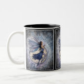 Blauwe Celestial Fairy Mok door Molly Harrison (Links)