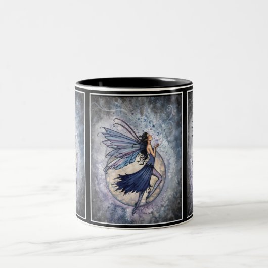 Blauwe Celestial Fairy Mok door Molly Harrison (Center)