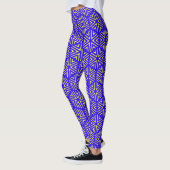 Blauwe cellen leggings (Links)