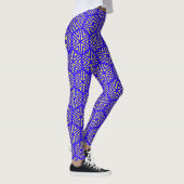Blauwe cellen leggings (Rechts)