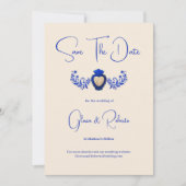 Blauwe Champagne Milagro Hart Mexicaan Save the Da Kaart (Voorkant)