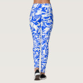Blauwe Chaos..... Leggings (Achterkant)